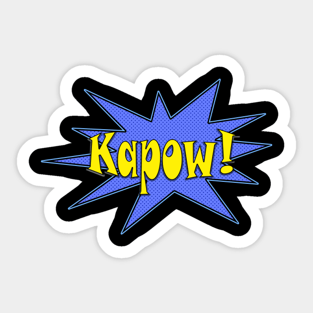 Kapow! Sticker by ckandrus